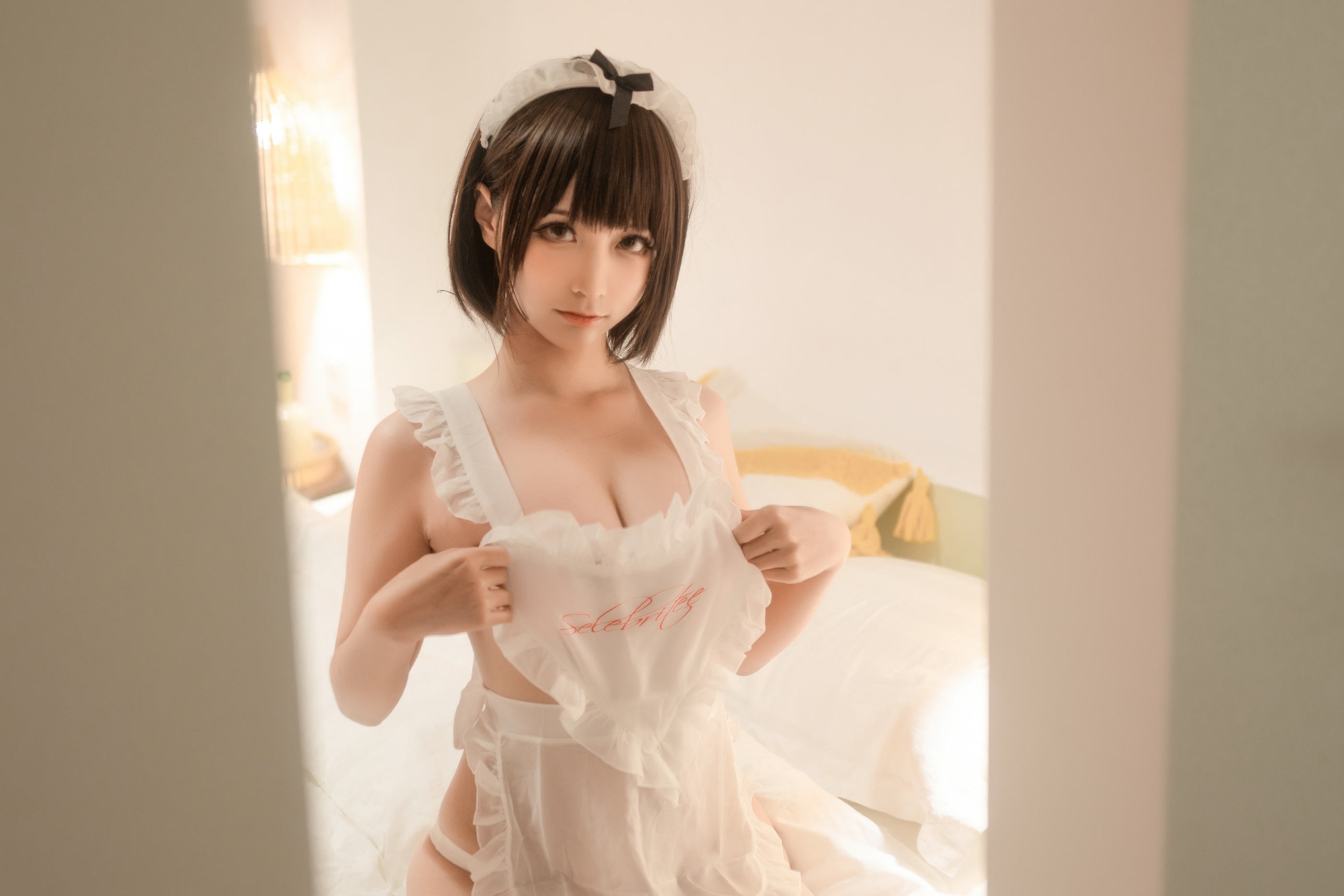 图片[1]-蠢沫沫 – NO.176 沫沫真爱版 爱心围裙 [50P]-XikXak